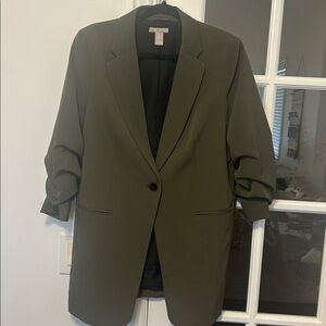H&M Olive Green Blazer